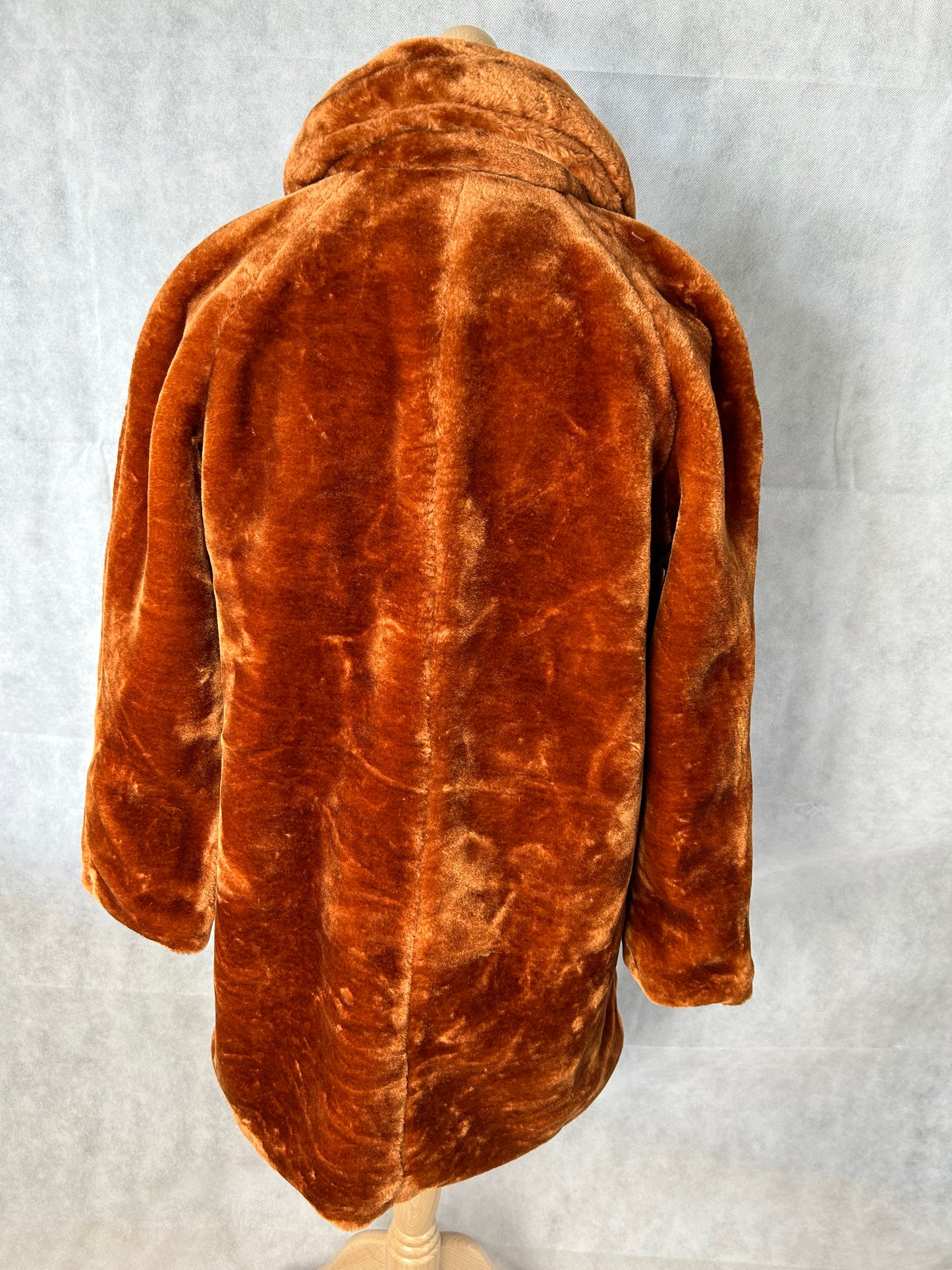 King Louie - Amy Coat Zoot - Brunette Brown NIEUW