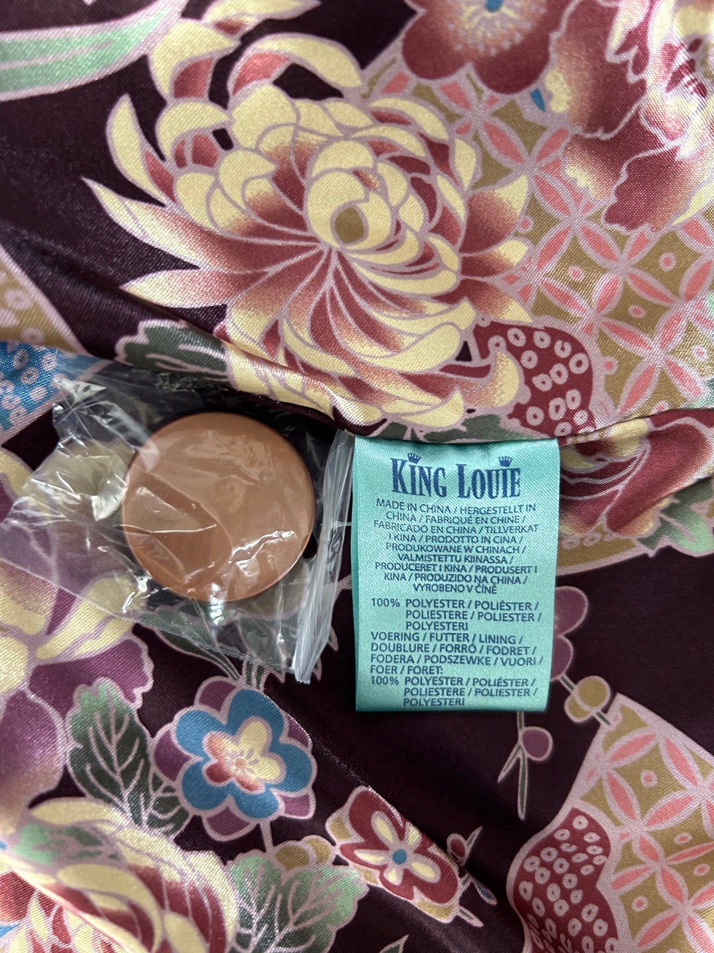 King Louie - Amy Coat Zoot - Brunette Brown NIEUW