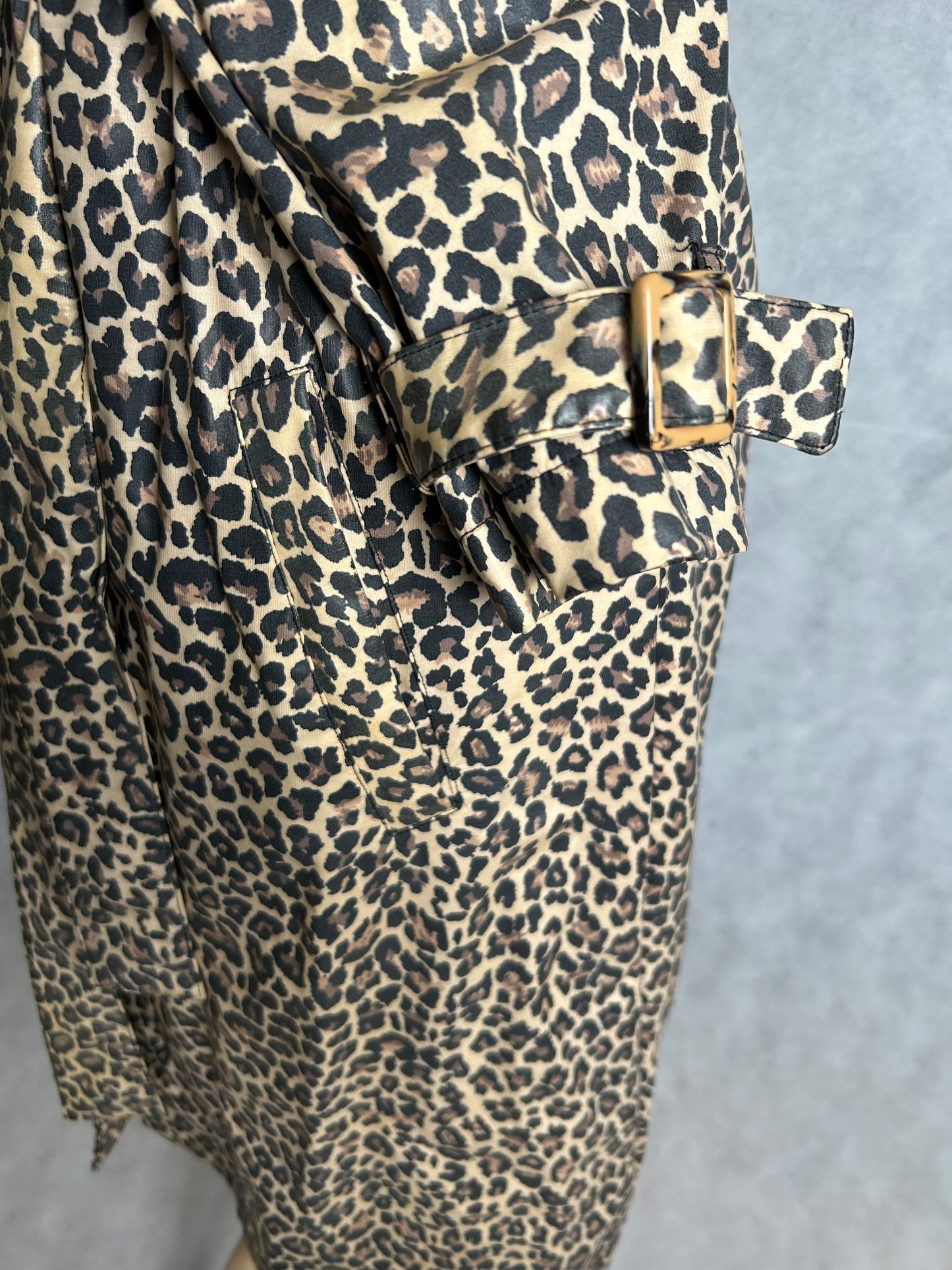 King Louie - Trenchcoat - Leopard - Als nieuw