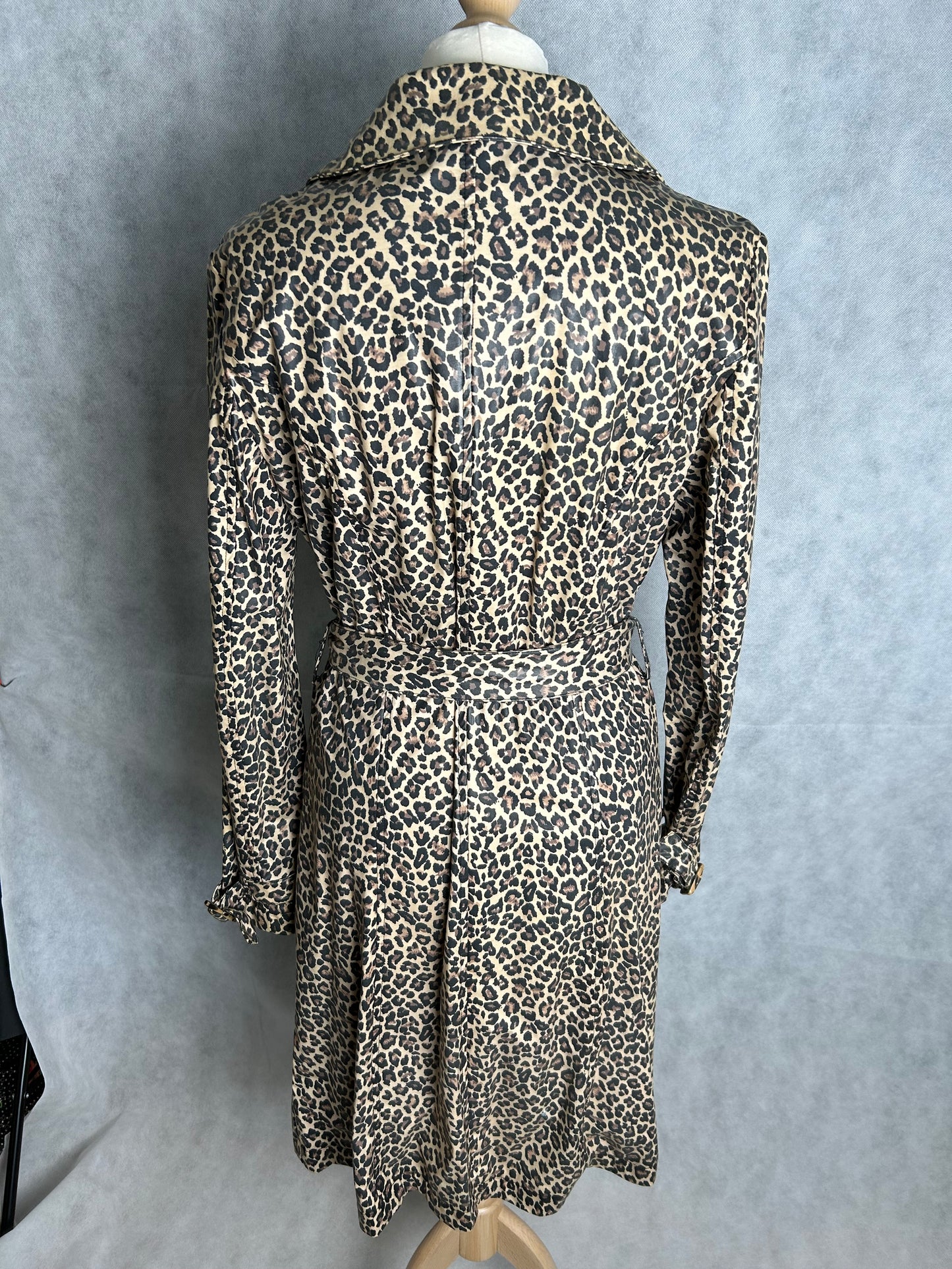 King Louie - Trenchcoat - Leopard - Als nieuw