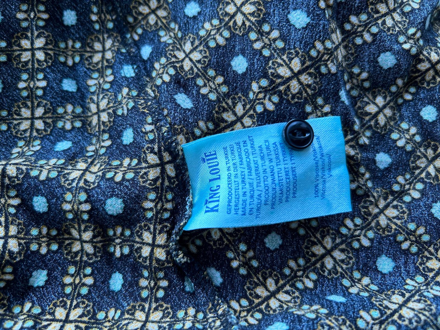 King Louie - maat 42 - blouse jurk
