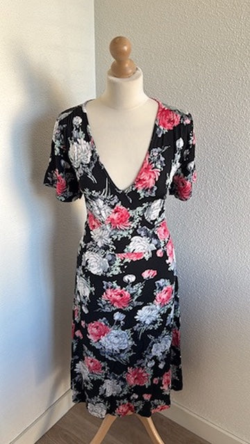 King Louie - maat L - retro bloemen jurk