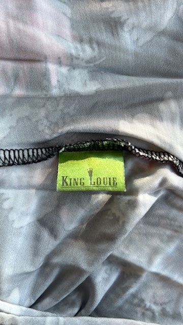 King Louie - maat L - retro bloemen jurk