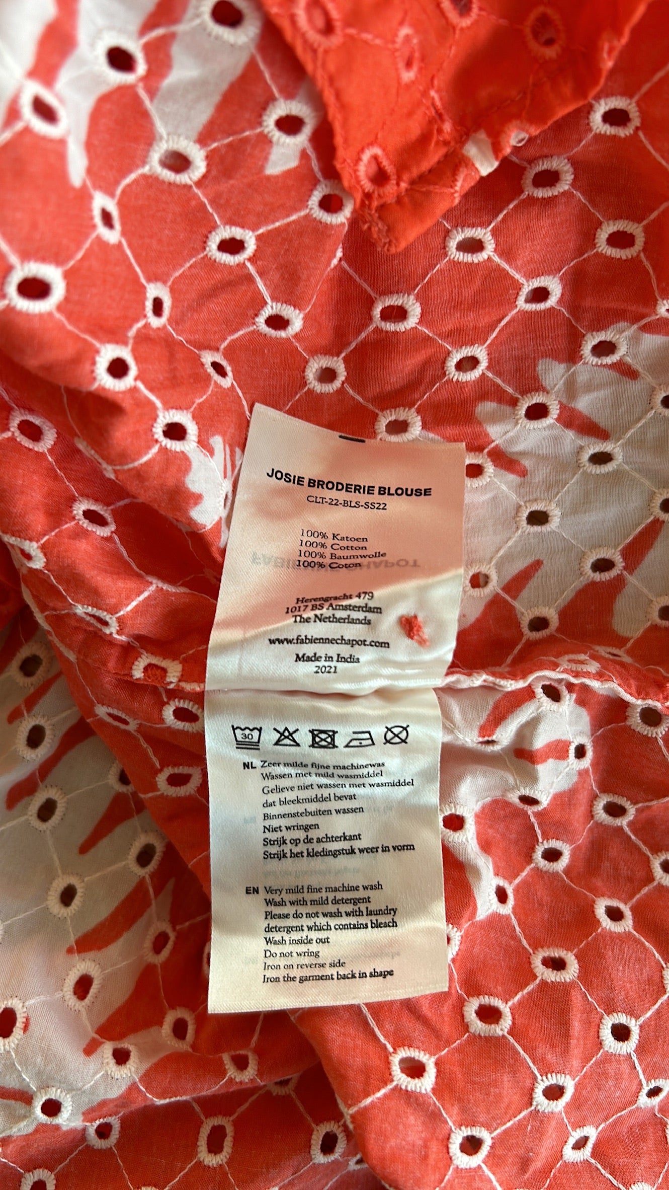 Fabienne Chapot - maat 40 - josie broderie blouse