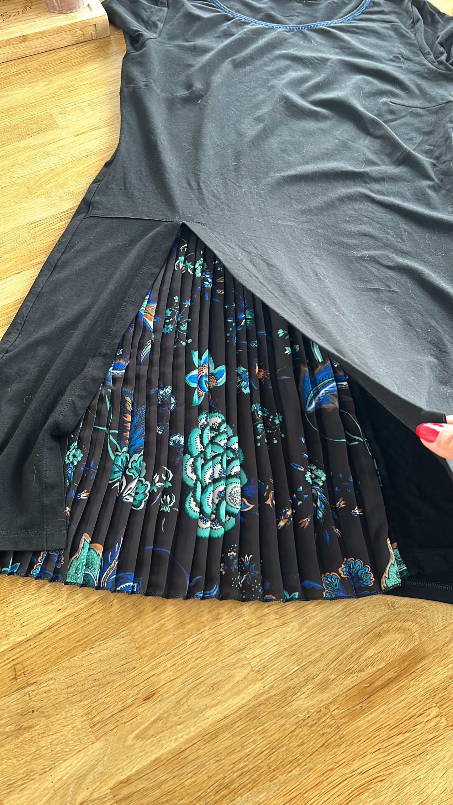 Desigual - maat XL - retro jurk plisse