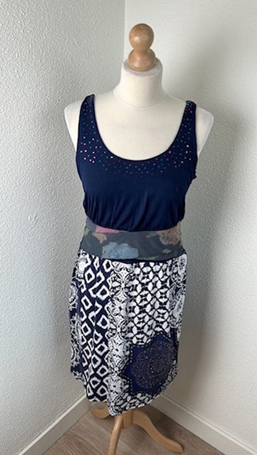 Desigual - maat XL - retro zomer jurk