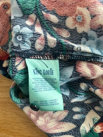 King Louie - maat 42 - bloemen jurk