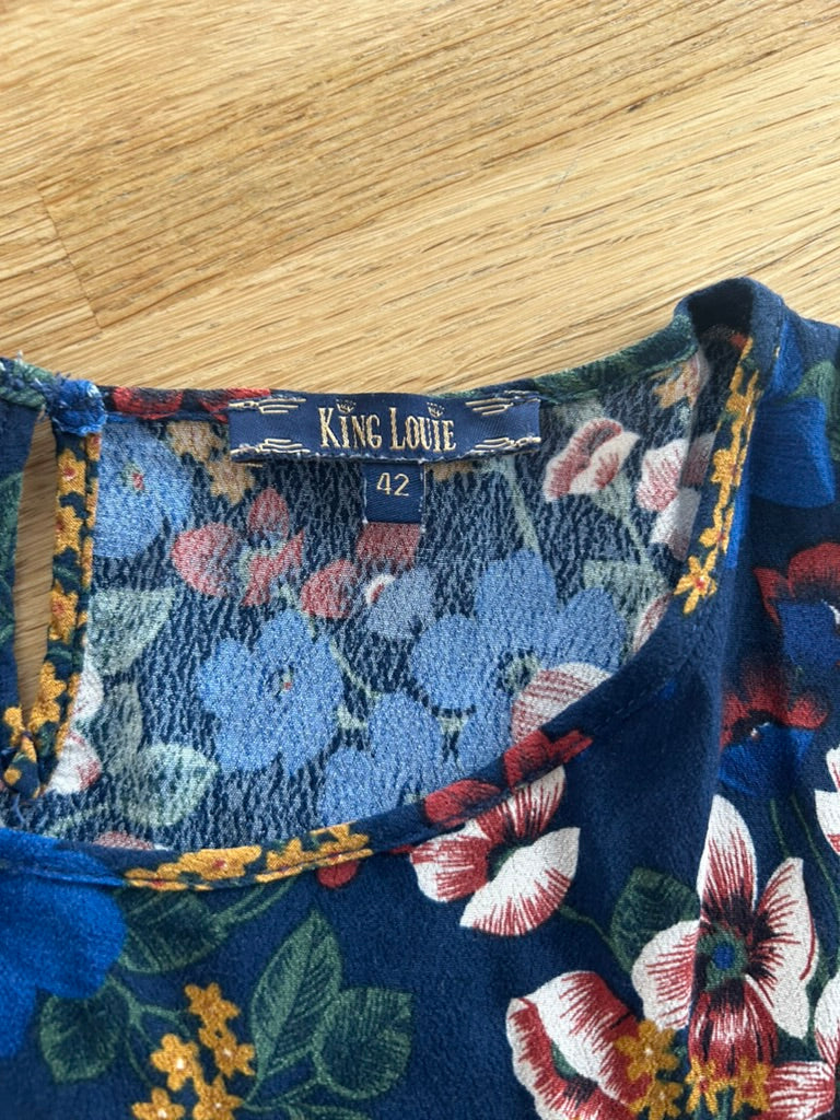King Louie - maat 42 - viscose zomer jurk