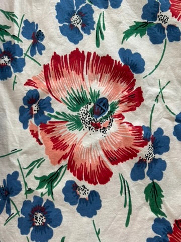 King Louie - maat 42 - witte bloemen jurk