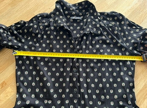 King Louie - maat L - blouse jurk bloemen