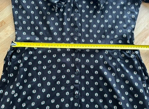 King Louie - maat L - blouse jurk bloemen
