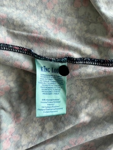 King Louie - maat L - retro bloemen jurk