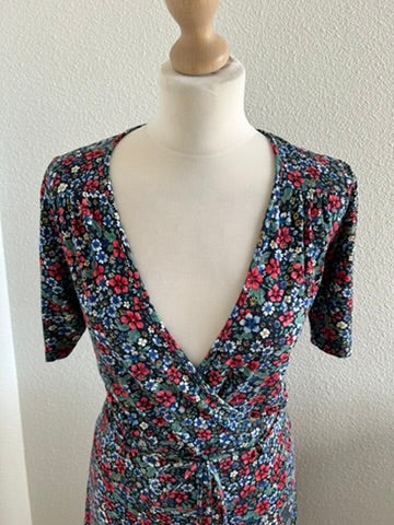 King Louie - maat L - retro bloemen jurk