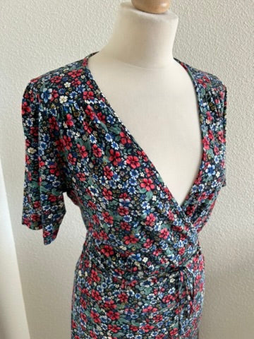 King Louie - maat L - retro bloemen jurk