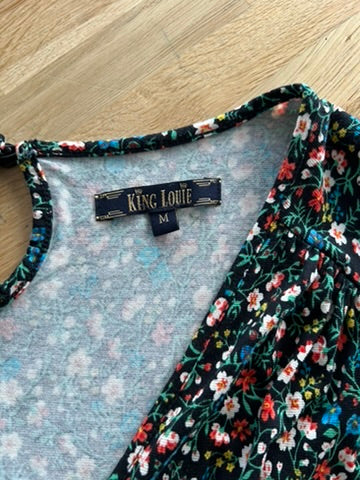 King Louie - maat M - retro bloemen jurk