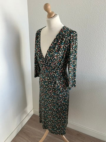 King Louie - maat M - retro bloemen jurk