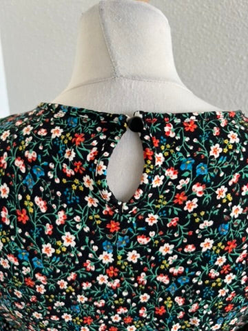 King Louie - maat M - retro bloemen jurk