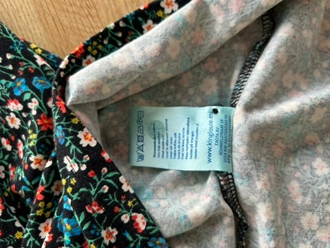 King Louie - maat M - retro bloemen jurk