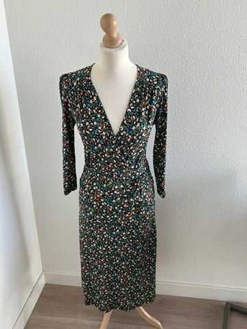 King Louie - maat M - retro bloemen jurk
