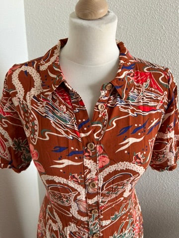 King Louie - maat 40 - blouse jurk