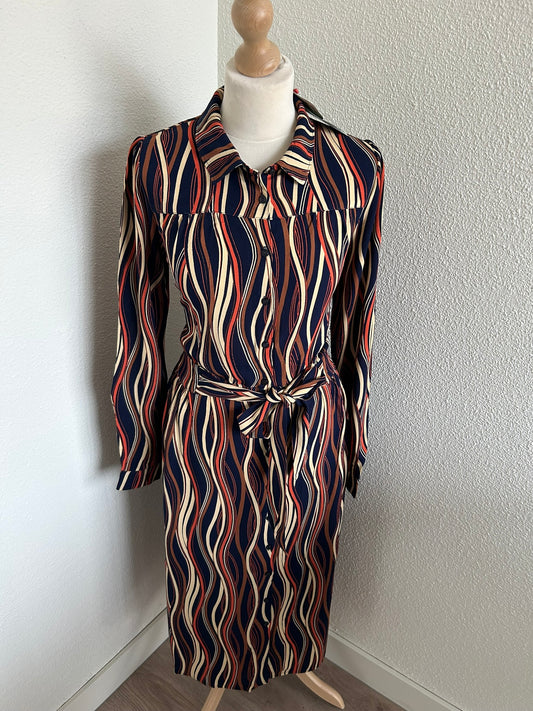 King Louie - maat 38 - Laila dress merrill blue NIEUW