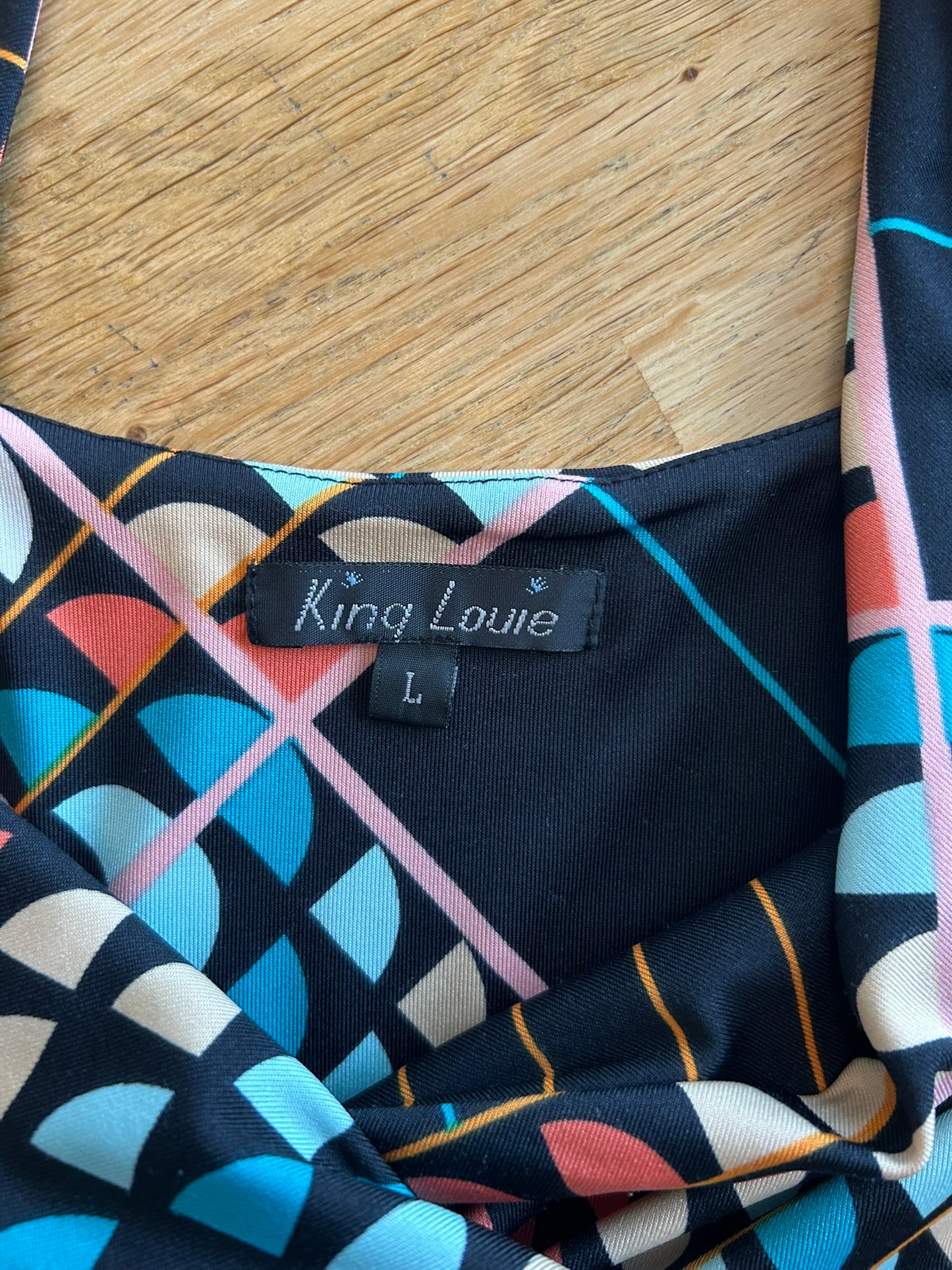 King Louie - maat L - maxi jurk