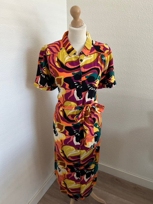 King Louie - maat 44 - blouse jurk
