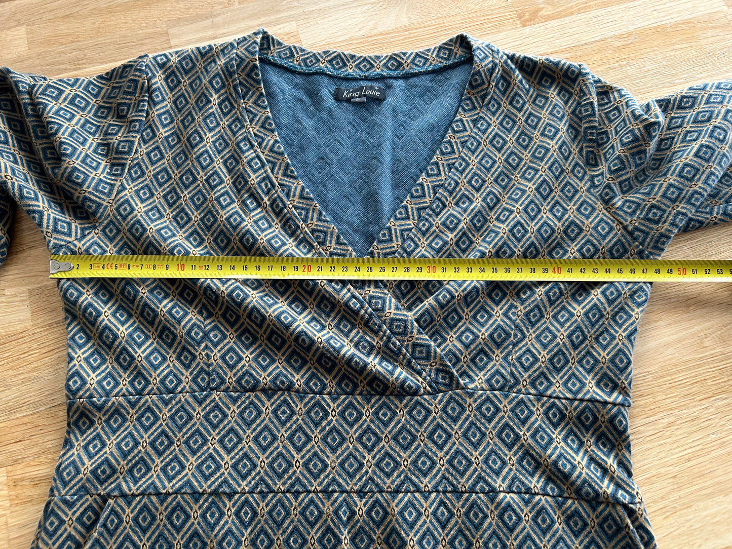 King Louie - Maat L - tulip cross jurk