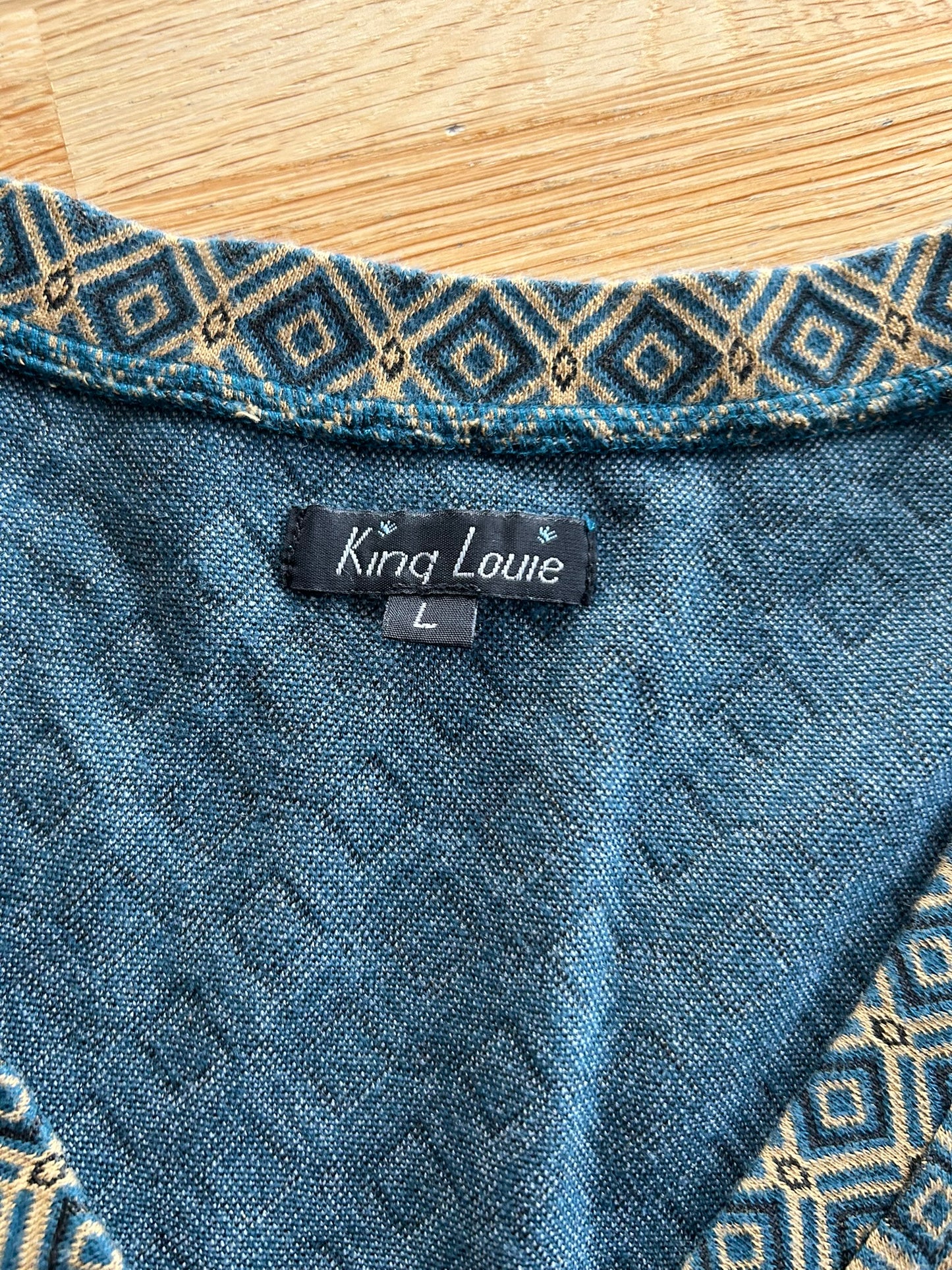King Louie - Maat L - tulip cross jurk