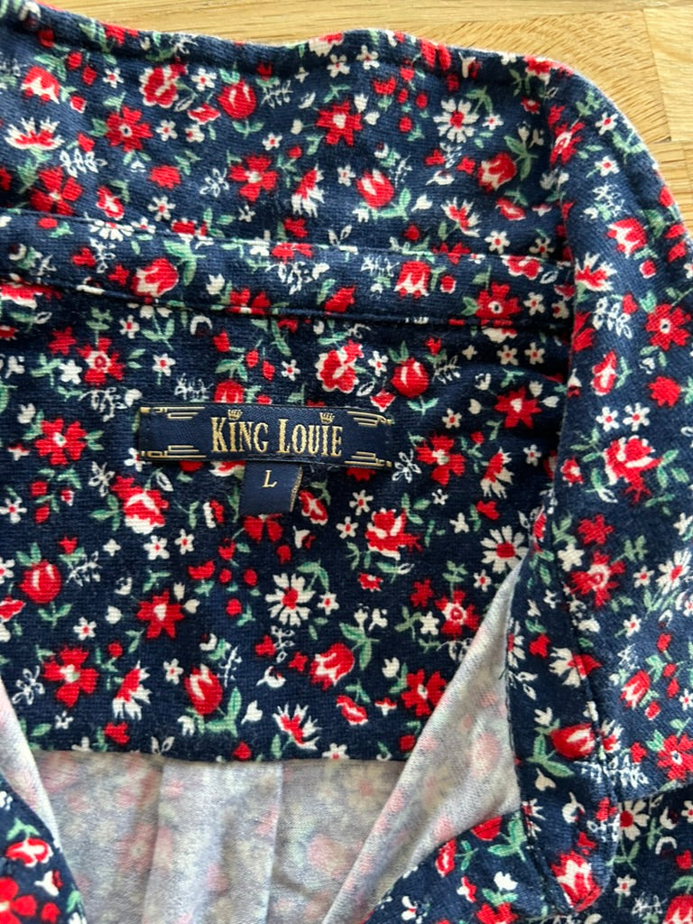 King Louie - maat L - doorknoop jurk