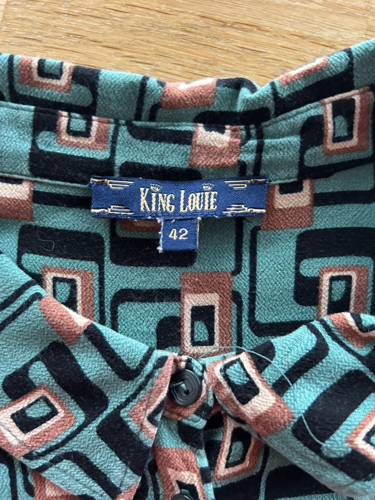 King Louie - maat 42 - retro blouse