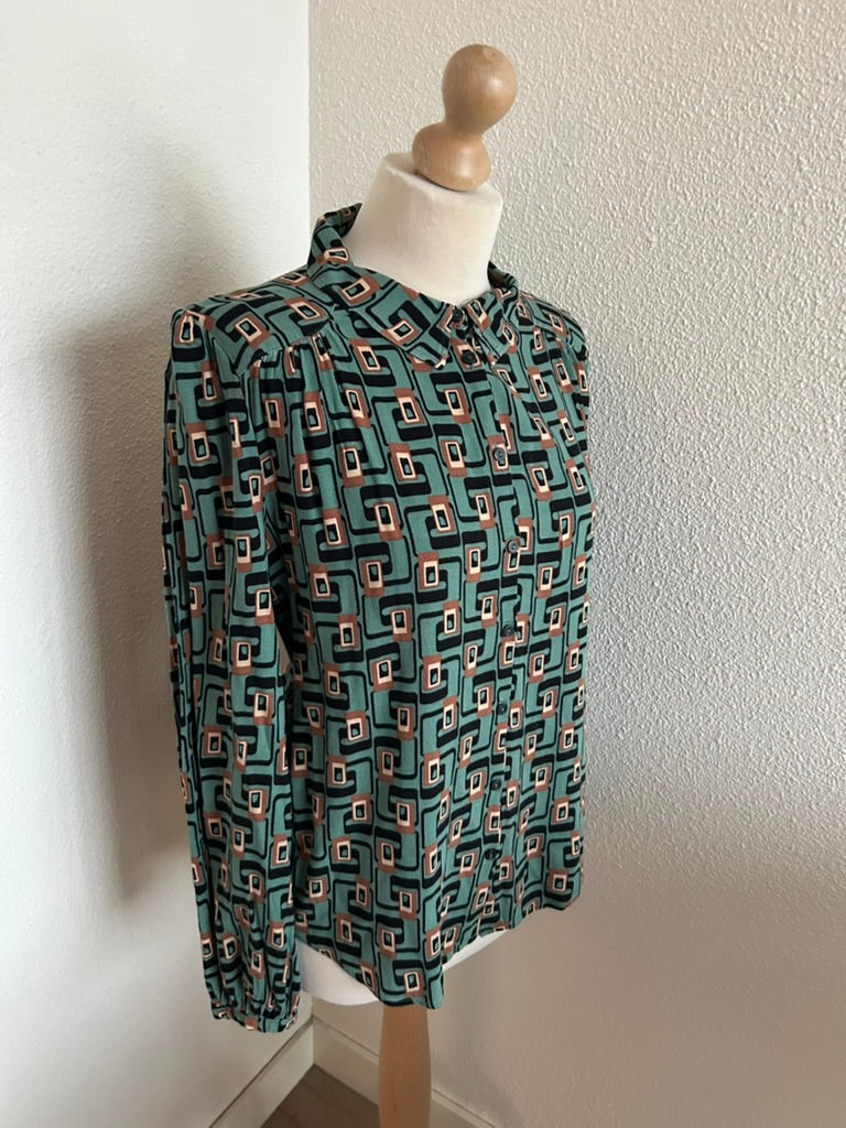 King Louie - maat 42 - retro blouse