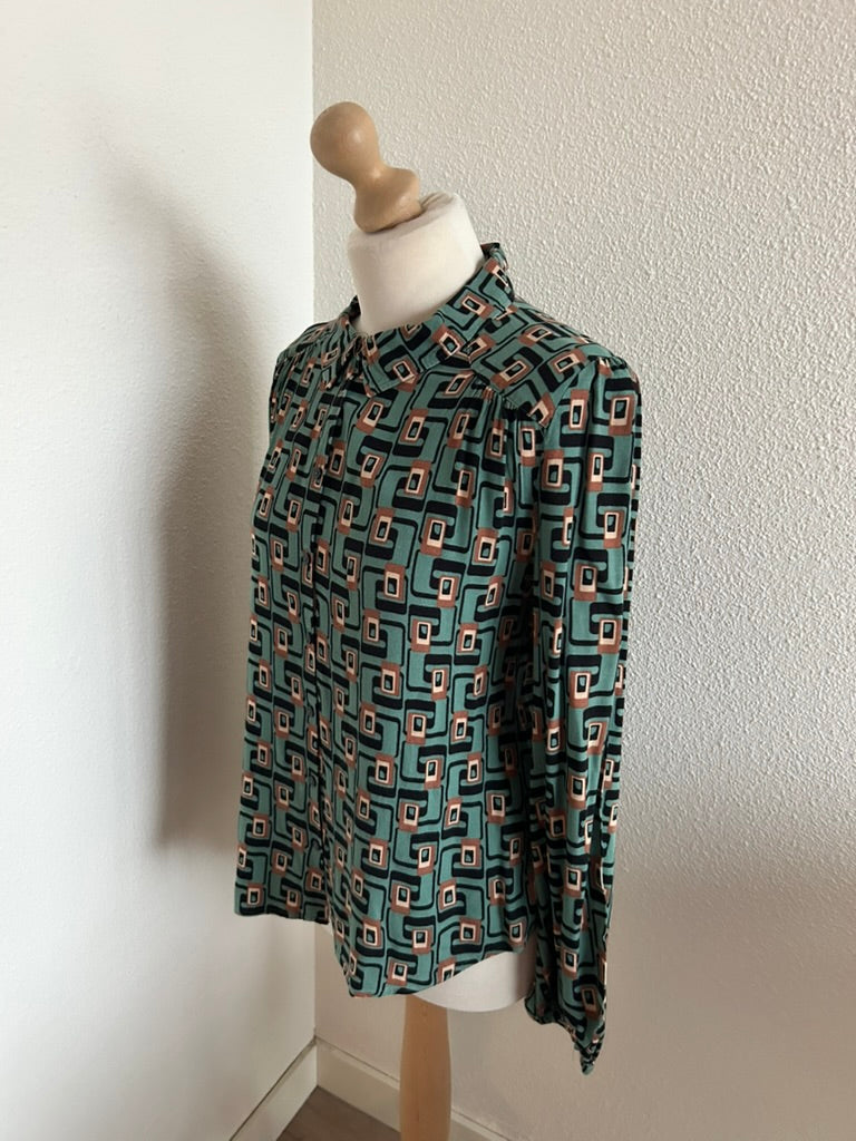 King Louie - maat 42 - retro blouse