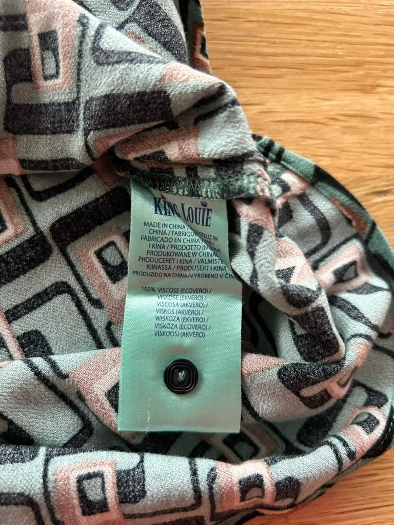 King Louie - maat 42 - retro blouse