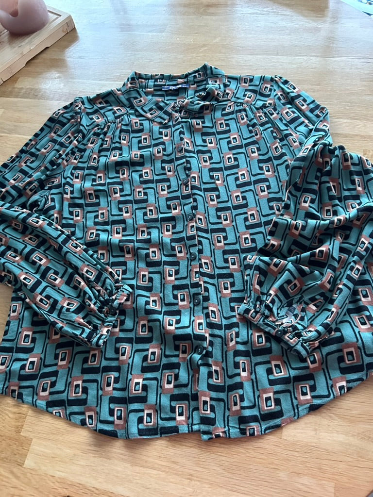 King Louie - maat 42 - retro blouse