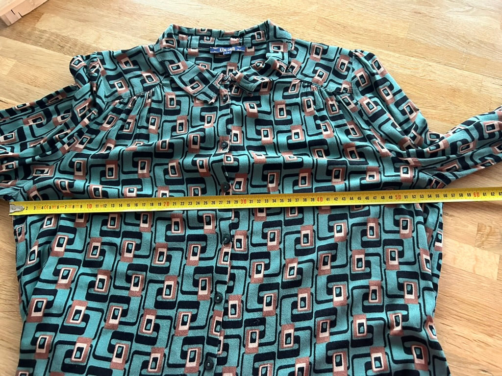 King Louie - maat 42 - retro blouse