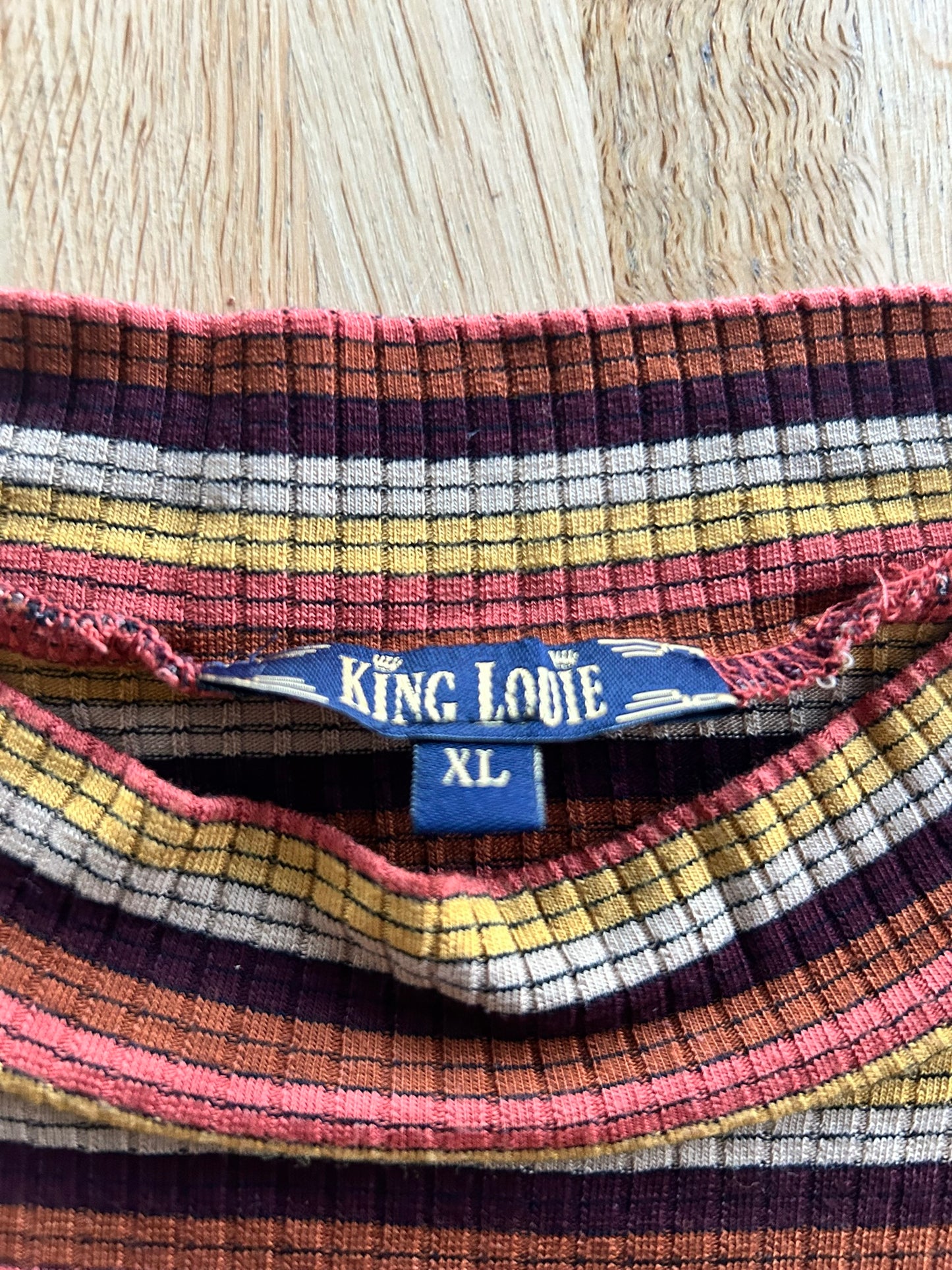 King Louie - maat XL - top stripe mango