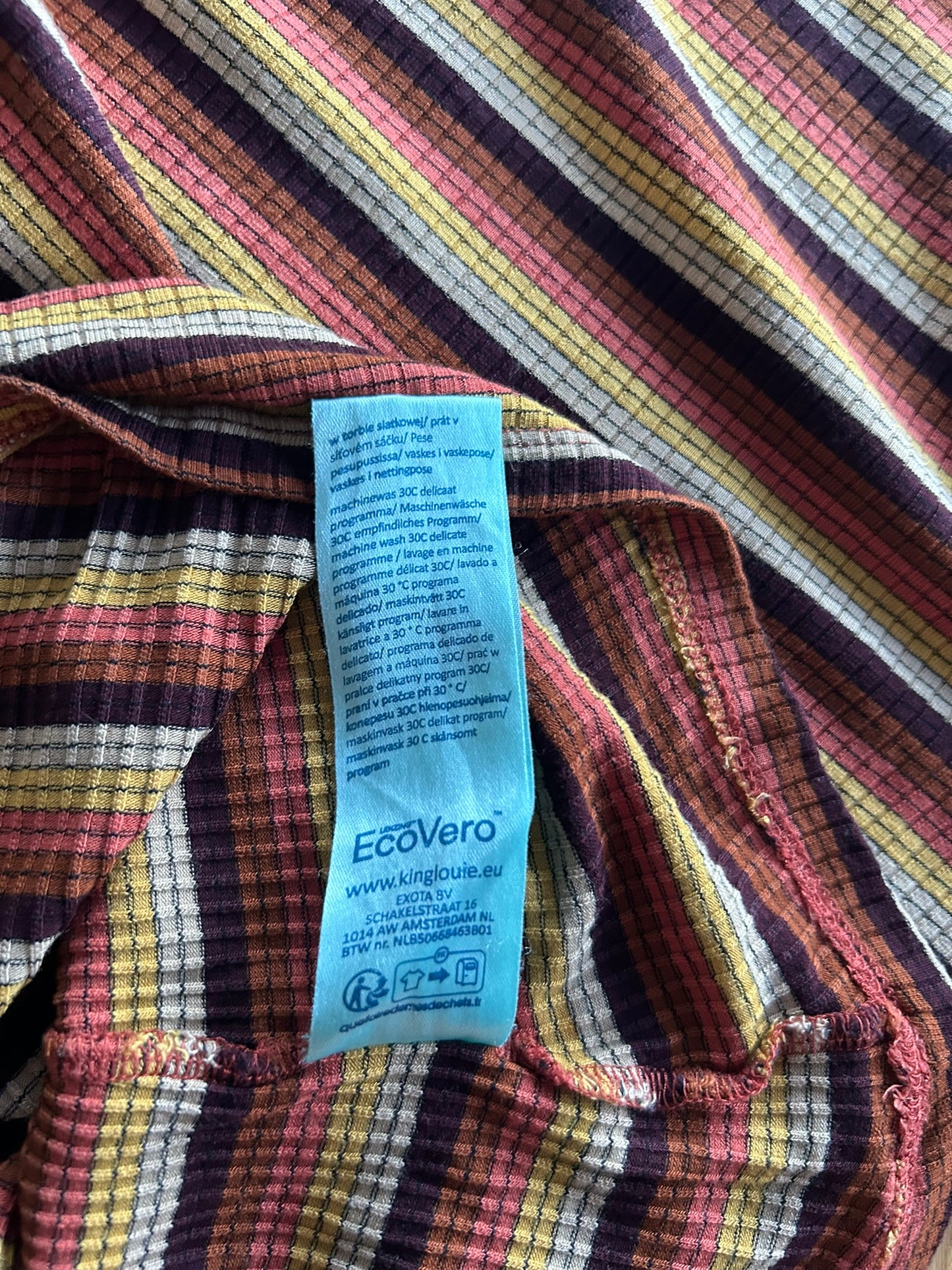 King Louie - maat XL - top stripe mango