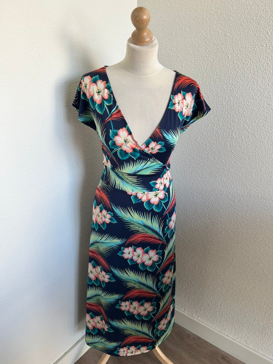 King Louie - maat XL - midi cross jurk