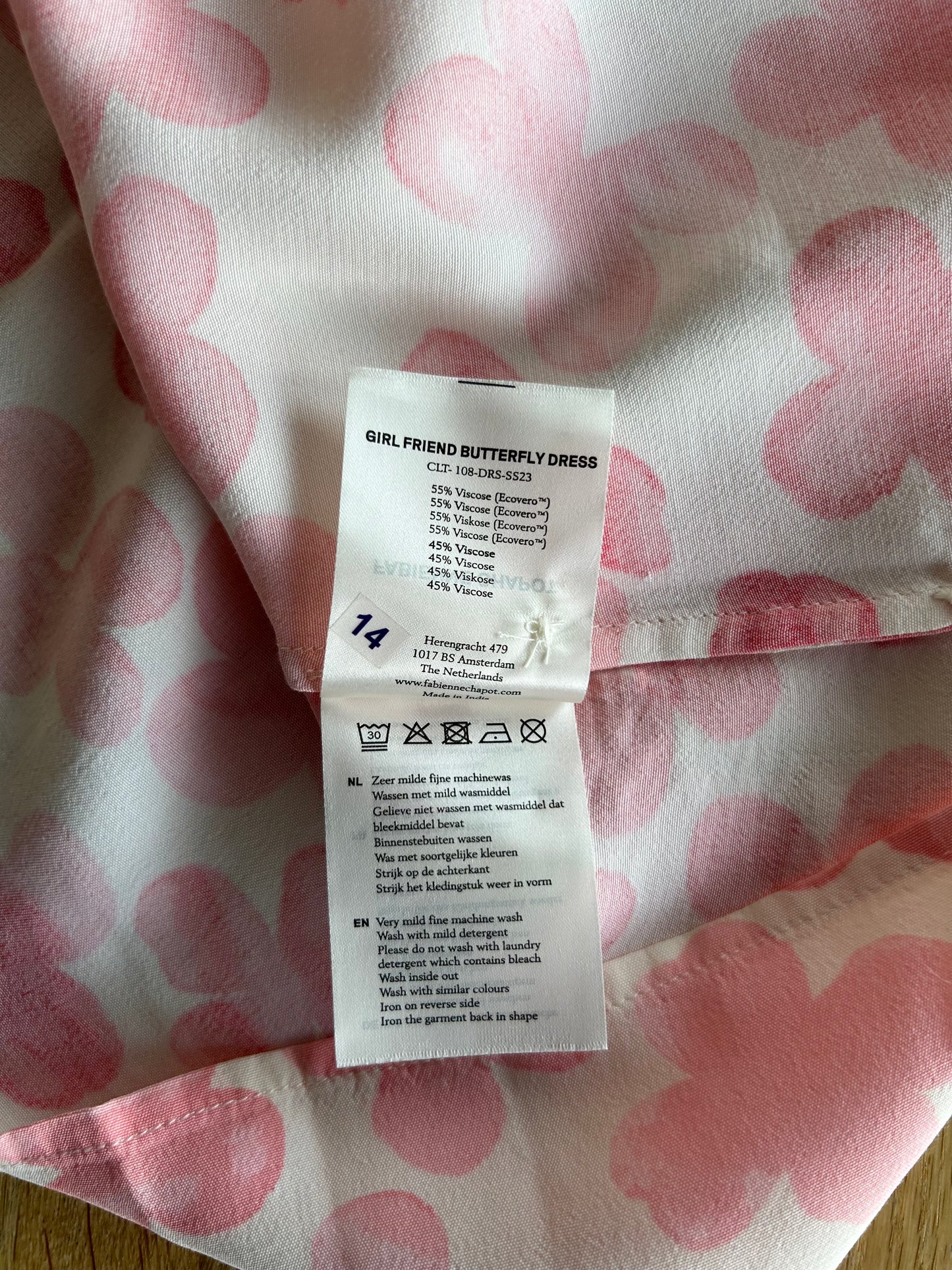 Fabienne Chapot - maat 42 - Girlfiend butterfly dress NIEUW
