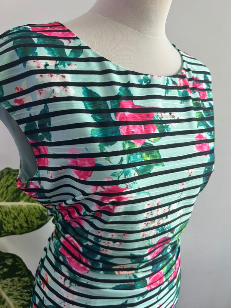 Smashed Lemon - maat XL - gestreepte jurk