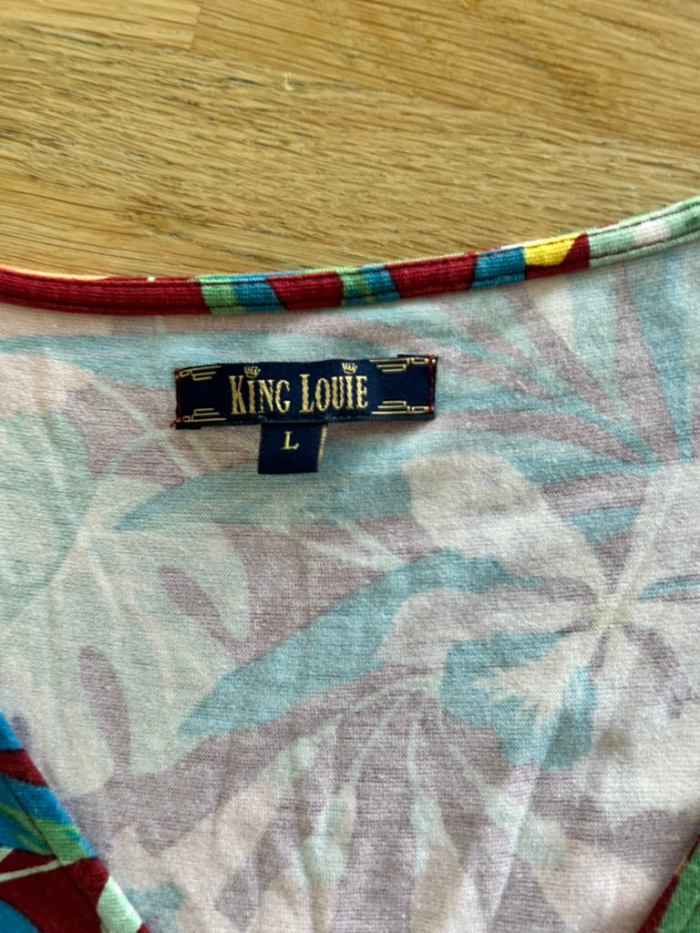 King Louie - maat L - midi jurk