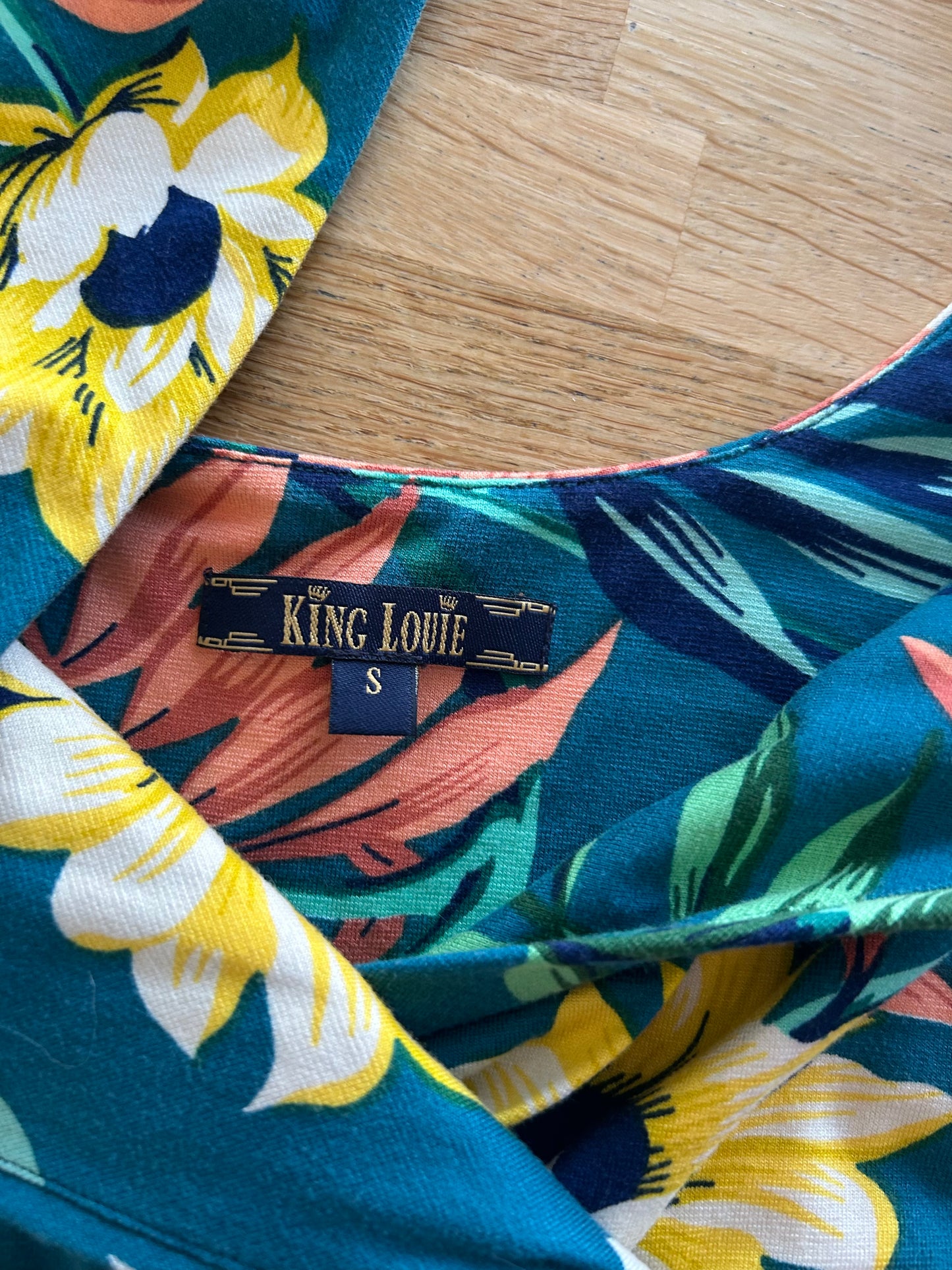 King Louie - maat S - midi jurk
