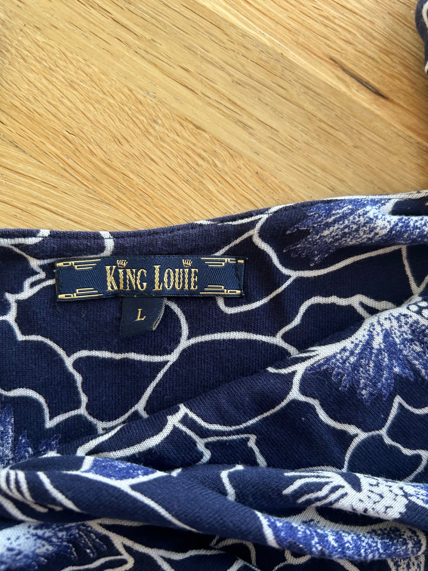 King Louie - maat L- maxi jurk