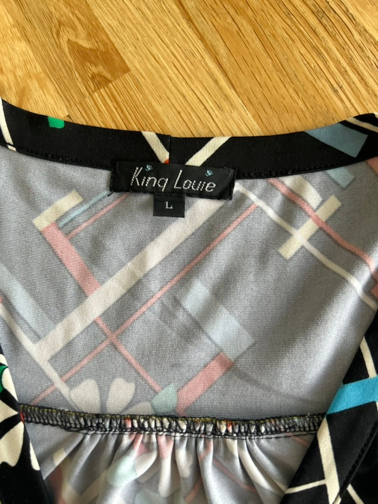 King Louie - maat L - wikkel jurk