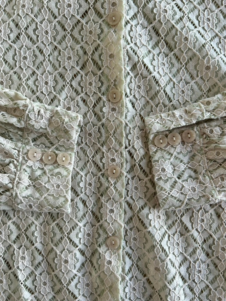 King Louie - maat 42 - kanten blouse