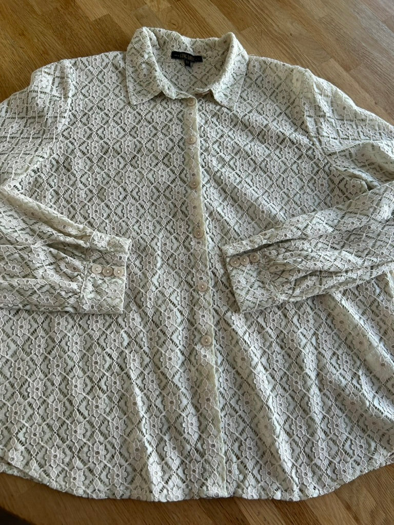 King Louie - maat 42 - kanten blouse