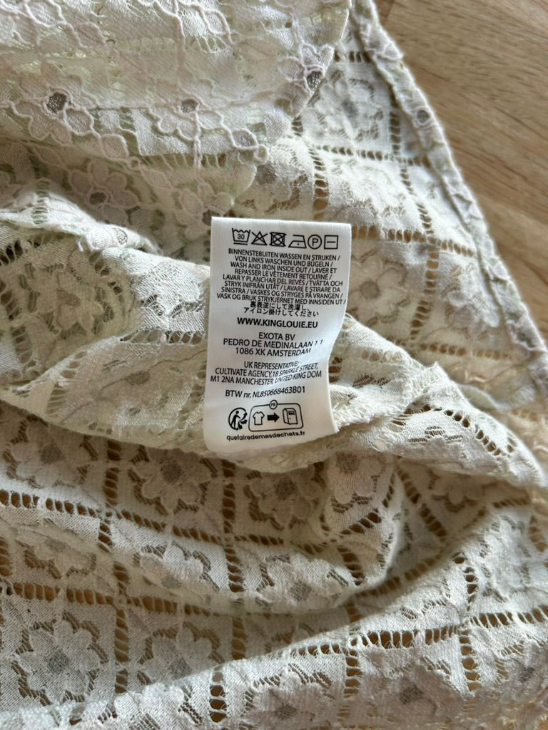 King Louie - maat 42 - kanten blouse