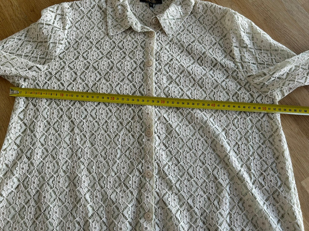 King Louie - maat 42 - kanten blouse