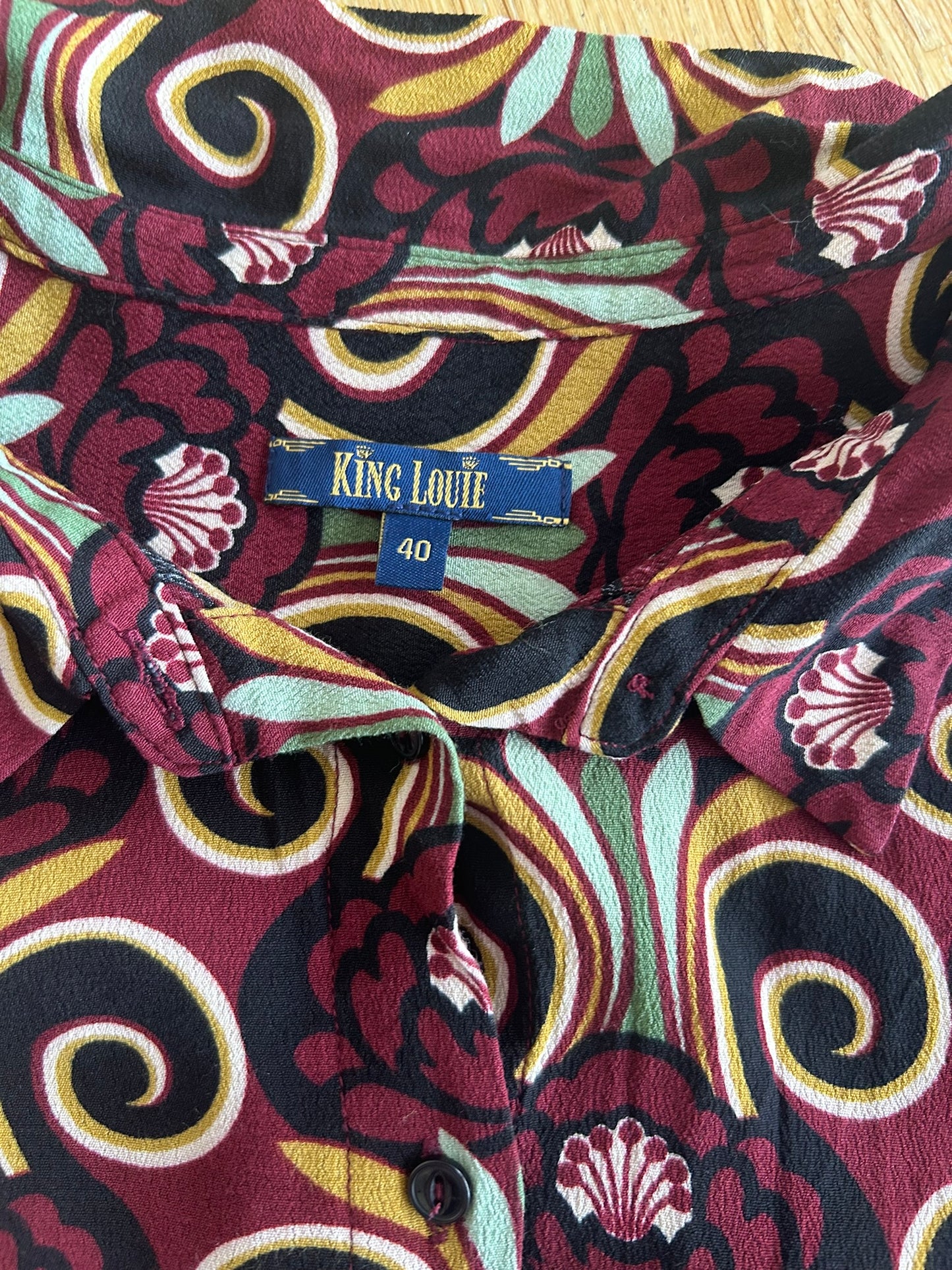King Louie - maat 40 - blousejurk
